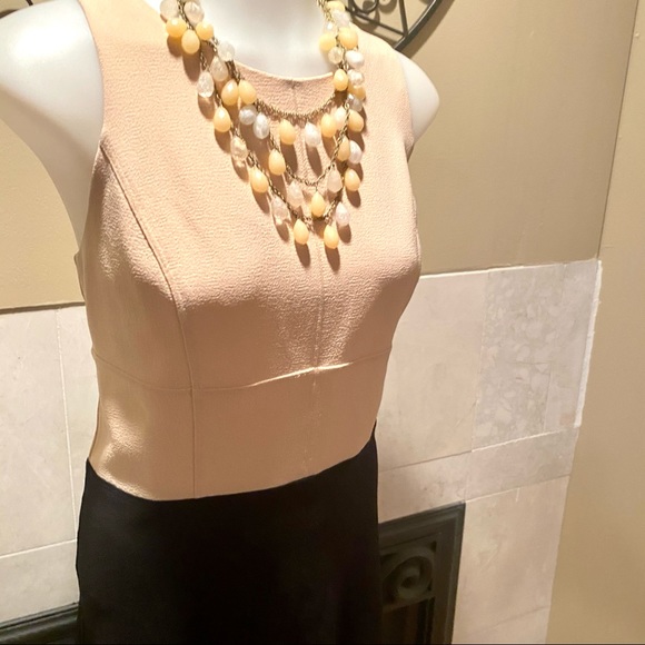 Ann Taylor Women’s Two Tone Sleeveless Dress SZ 8 - Picture 2 of 9